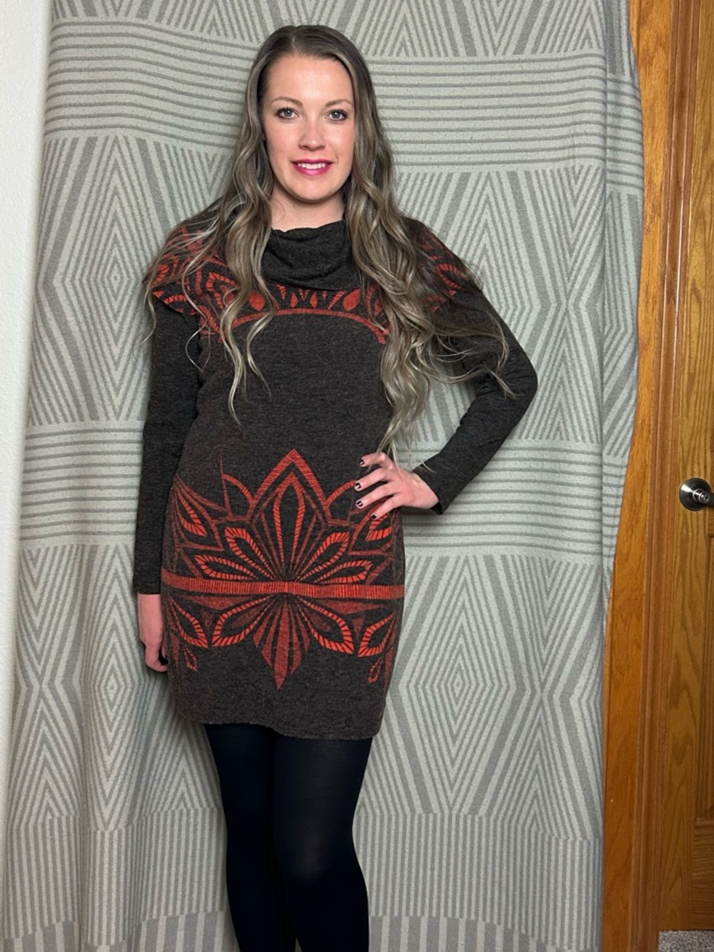 🌿 Aryeh Sweater Dress – Earthy Yogi Vibes | Cozy Spring Layer